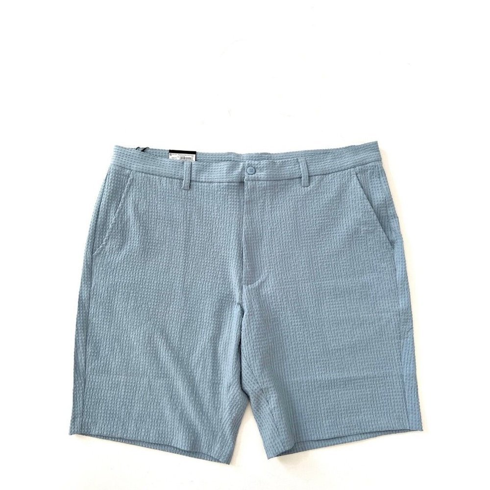 FootJoy Seersucker  Performance Golf Shorts Dove Grey